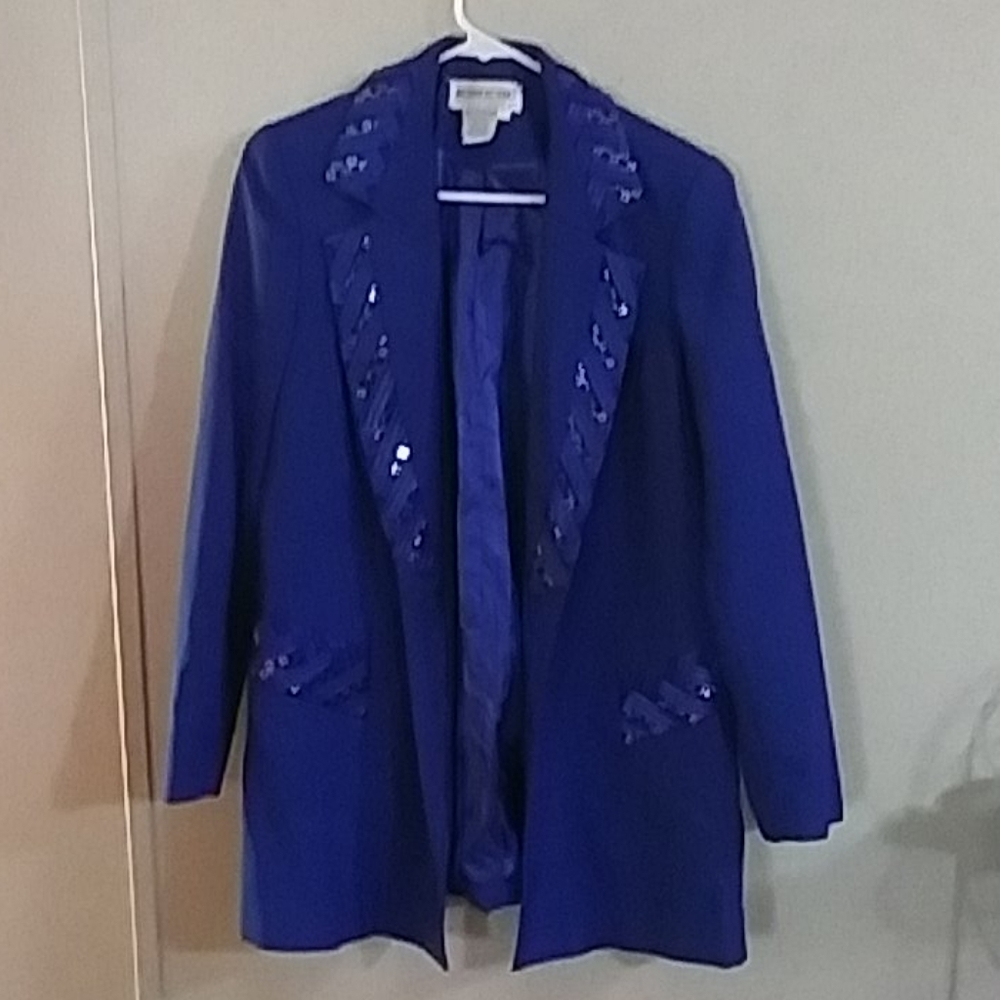 Brownstone studio Blazer size 10 blue
